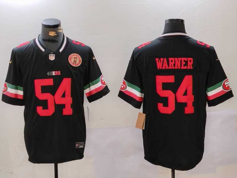 Men's San Francisco 49ers #54 Fred Warner Black F.U.S.E. Mexico With Gate Bridge Patch Vapor Limited Stitched Jersey Dzhi,We sell and wholesale Men's San Francisco 49ers #54 Fred Warner Black F.U.S.E. Mexico With Gate Bridge Patch Vapor Limited Stitched Jersey Dzhi on line form chian!